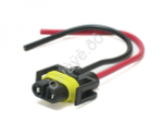 Разъем  лампы Н8, Н11, Н27/2 PLASTIC Маяк S=0.75mm, L=130mm LT5391