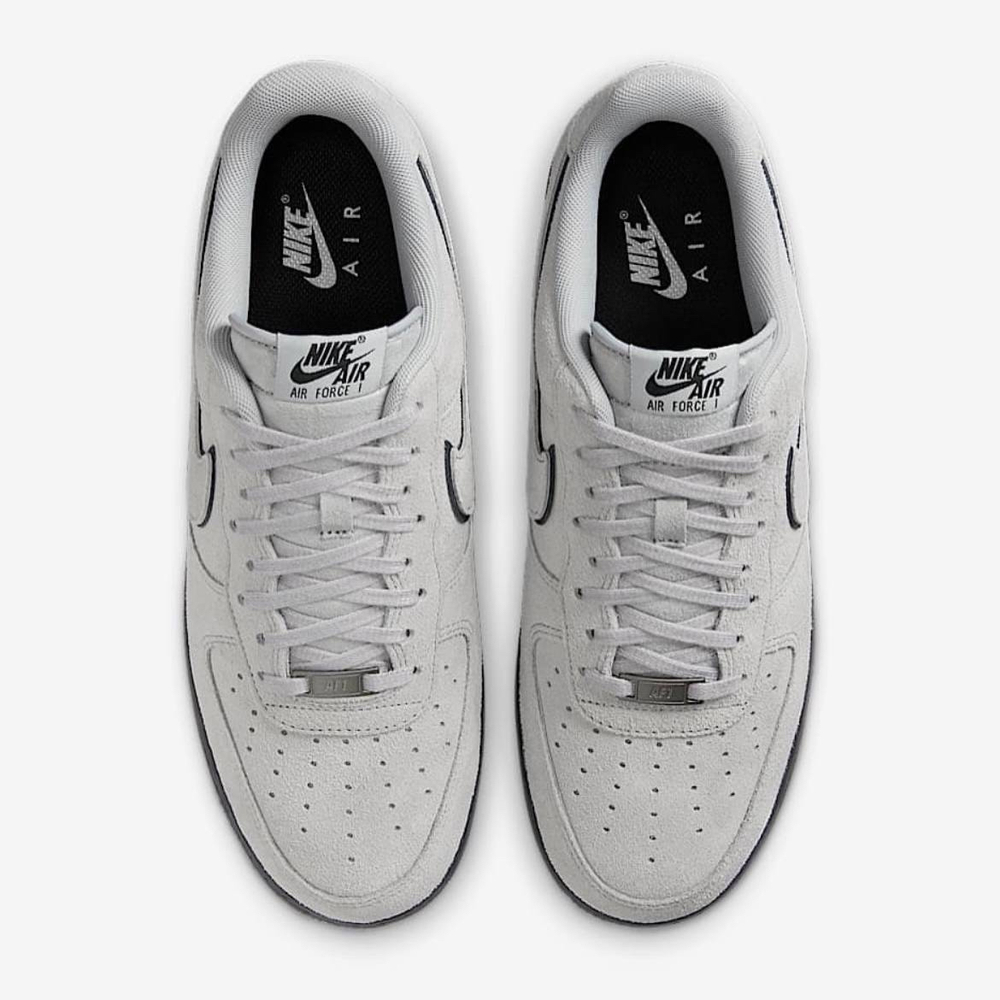 Nike Air Force 1 Low Light Smoke Grey Suede Black