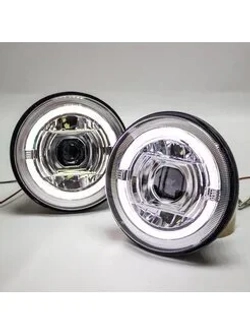 Фары Нива 4х4/Легенд в стиле Jeep Wrangler