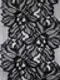 652 ОПТ Кружево эластичное 17 см, Италия, черный 170