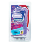 Фиолетовый вибростимулятор G-точки с силиконовой насадкой (Цвет: фиолетовый)