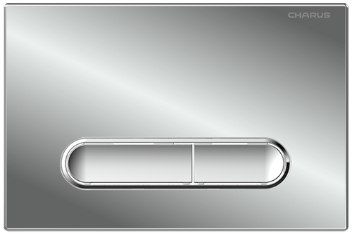 Клавиша для инсталляции CHARUS Magnus FP.340.21.01, хром глянцевый с хромированной окантовкой клавиш