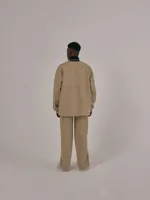 Брюки One Two Oxford Tan широкие утепленные бежевые