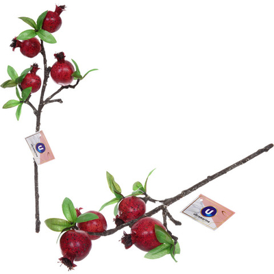 Муляж «Ветка гранат» 40см