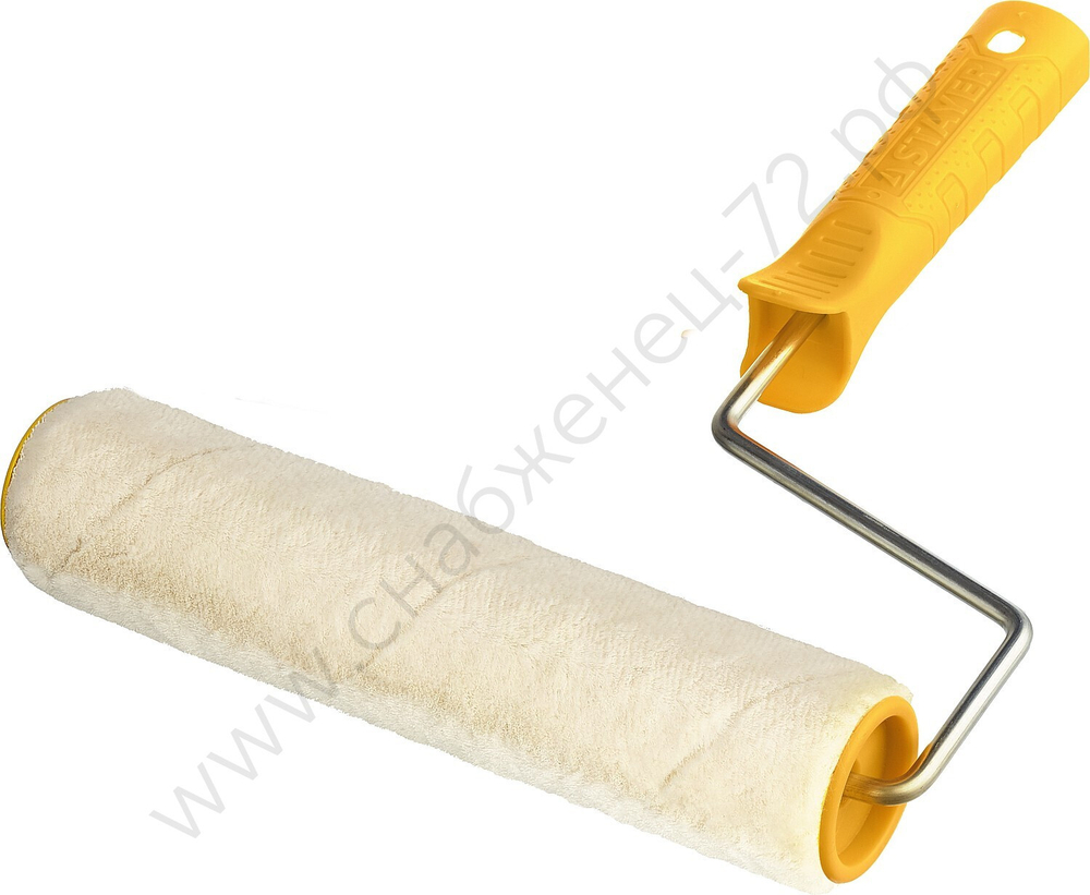 STAYER VELUR 40 мм, 250 мм, 50% акрил, 50% шерсть, Малярный валик с ручкой, MASTER (0331-23)
