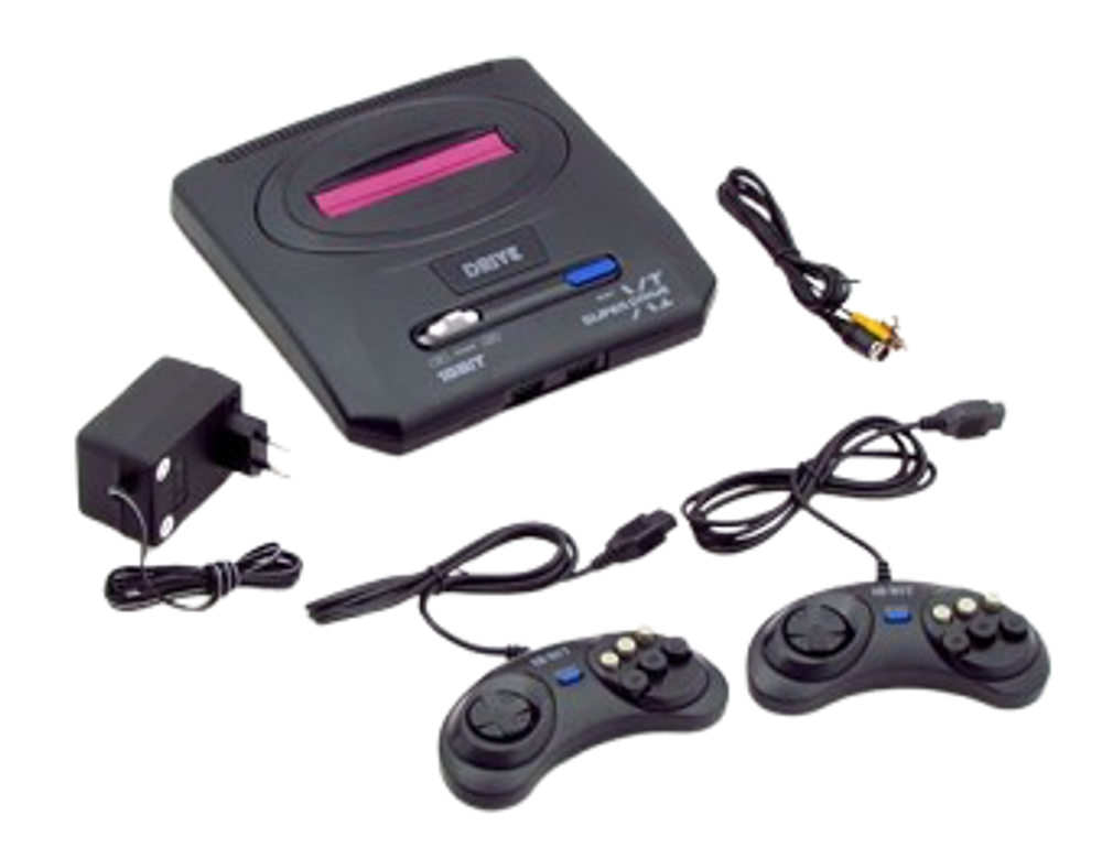 Игровая приставка 16gamebit Super Drive 11 (95 встроенных игр, 2 джойстика, AV кабель)
