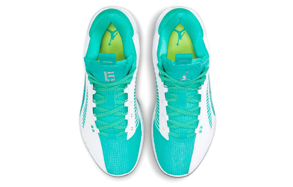 Jordan Air Jordan 35 35 Low PF "Guo Ailun" fabric synthetic leather TPU shock absorption, non-slip, wear-resistant wrapping support low-cut actual combat basketball shoes men's mint green