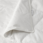 Полутороспальное одеяло IKEA FJALLBRACKA (ФЬЕЛЛЬБРЭККА), Стеганое, Всесезонное, Белый, 150х200 см