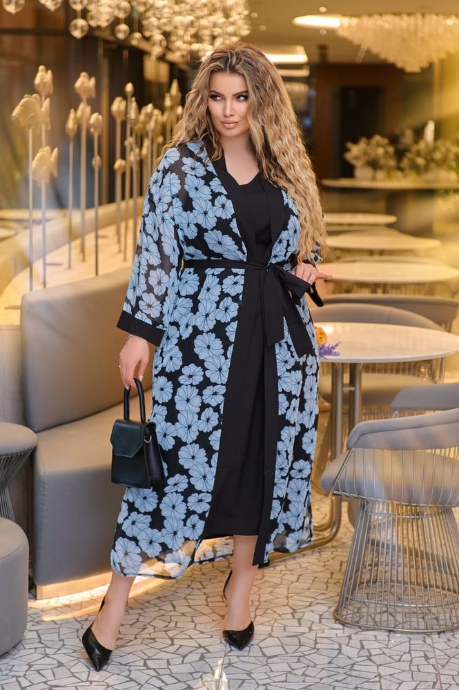 Платье с кардиганом УК-2354 Fabrika