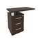 First Тумба приставная с топом левая KTP-1 (L) Венге Цаво 900*500*765