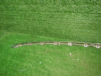 Накладка заднего бампера VW Touareg 2 (2014-2018)