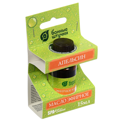 32282 МАСЛО ЭФИРНОЕ "АПЕЛЬСИН" 15мл "БАННЫЕ ШТУЧКИ"