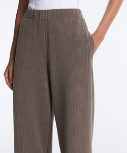 OYSHO Прямые брюки с асимметричной полосой и модалом, серо-лиловый