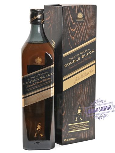 Джонни Уокер Дабл Блэк Лэйбл 12 лет выдержки. Шотландский виски. 0,7 Л