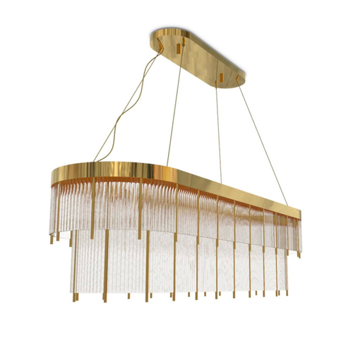 Люстра Cloyd CARTEL-A C14 / шир. 120 см - латунь (арт.10630)