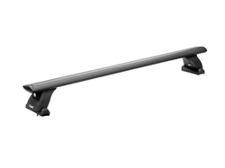 Багажная система LUX с дугами 1,3м аэро-трэвэл (82мм) черными для Mitsubishi Delica D5 минивен 2007-