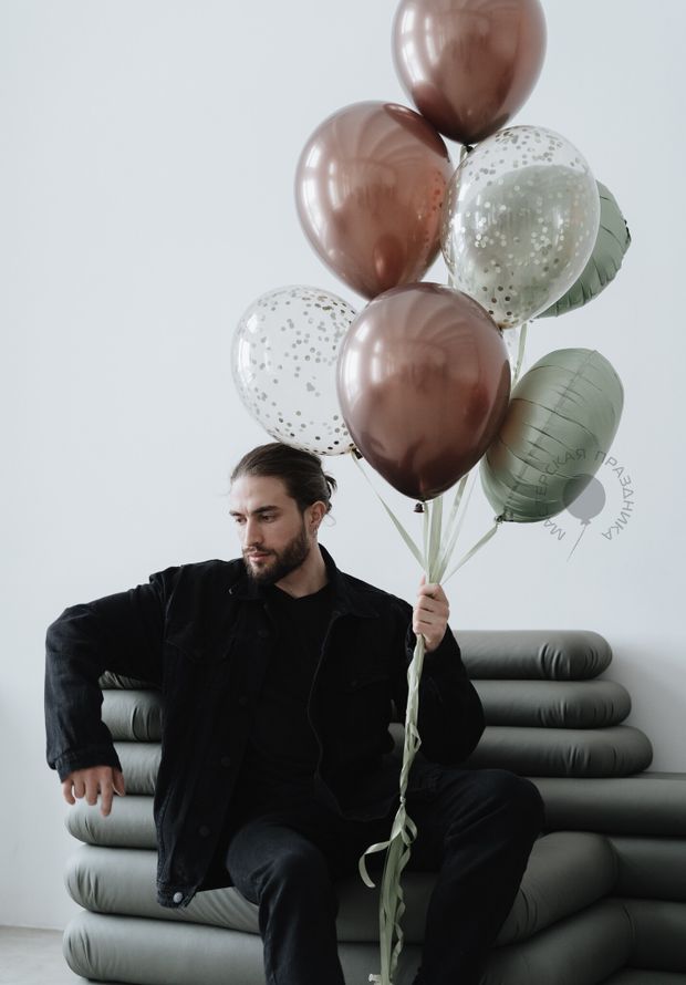 "Осенний завтрак" (набор из 8 шаров) №2131