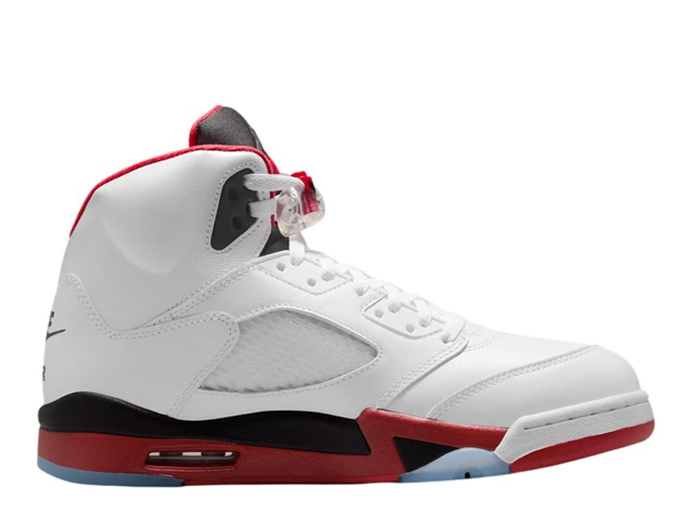 Баскетбольные кроссовки Air Jordan 5 "Fire Red" White/Fire Red-Black shoes