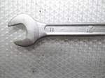 Ключ гаечный рожковый двухсторонний 9х11 CHROME VANADIUM