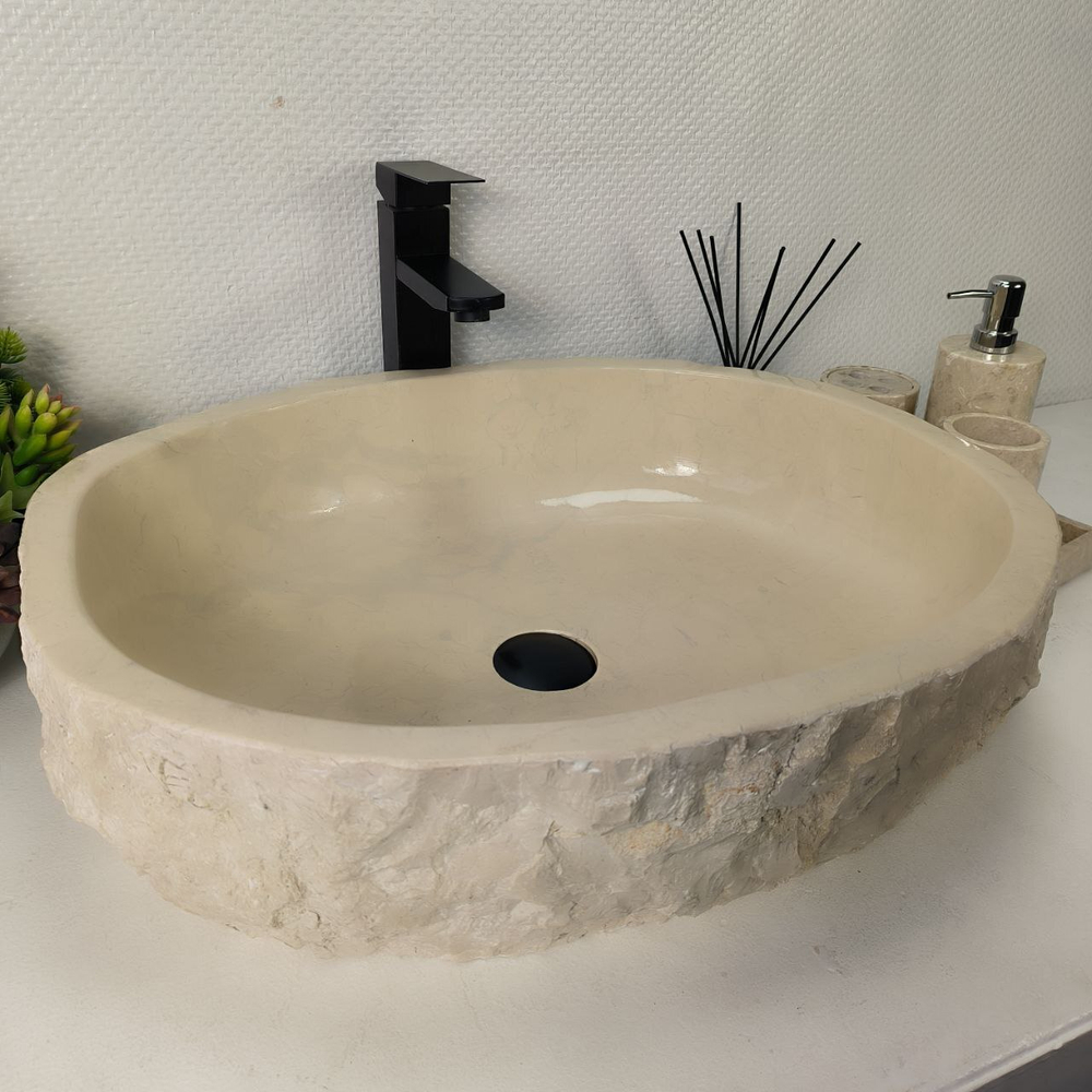 Раковина из мрамора Erozy Cream EM-64949 57*47*15 0877