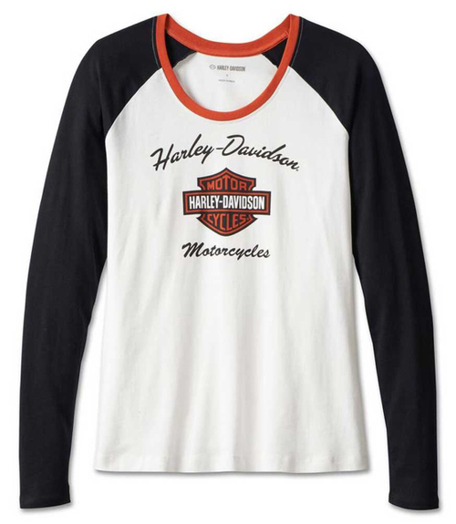 Лонгслив First-Class Long Sleeve Raglan Tee Harley-Davidson