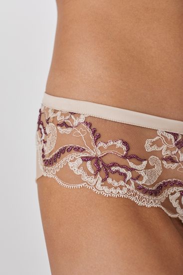 Трусы-бразилиана N04-209 Обжаренный миндаль