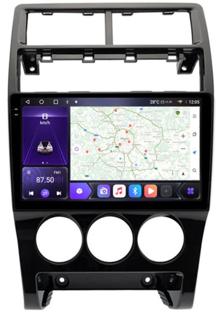 Магнитола для Lada Priora 2013-2018 - Carmedia SF-9066-3 QLed+2K, Android 12, ТОП процессор, CarPlay, SIM-слот