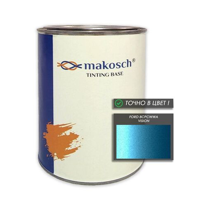 Автоэмаль makosch/FORD 8CPCWWA, Базовая эмаль, голубой, перламутр, 800мл.