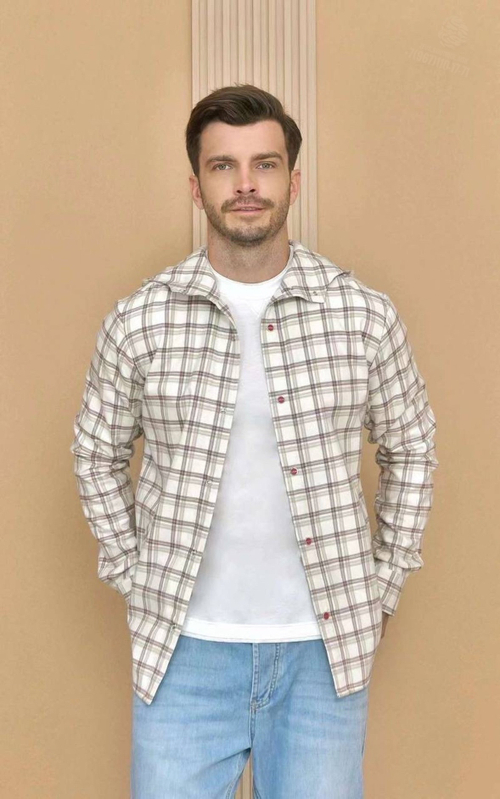 Рубашка с капюшоном Kiton