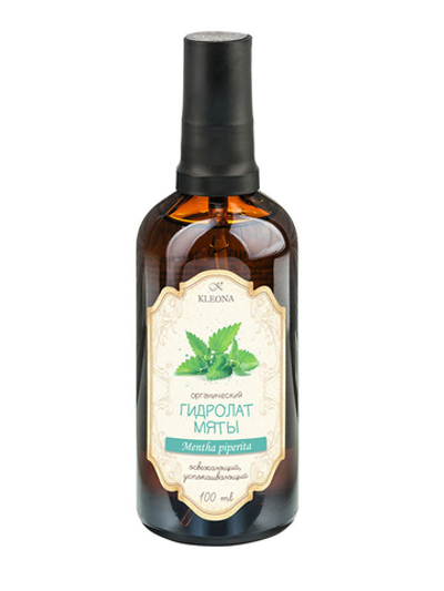 Гидролат для лица и волос Kleona Мяты снимает раздражение, освежает и дезодорирует 100 мл