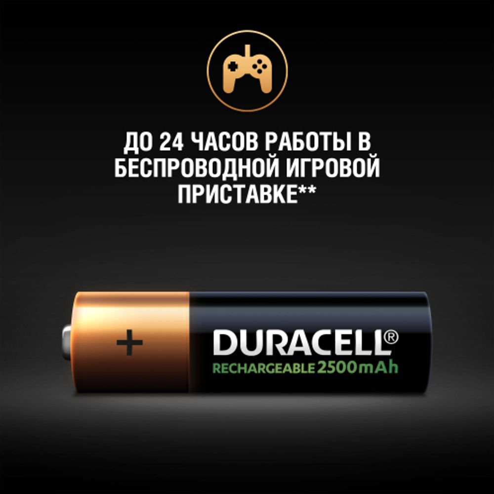 Duracell HR6-4BL 2400mAh/2500mAh предзаряженные | Duracell