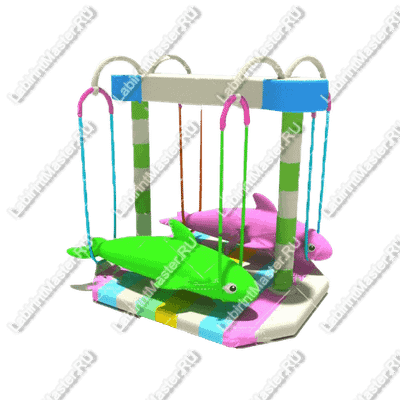Качеля детская 4KIDS "Дельфин"