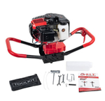 Мотобур P51210 (2-х тактный,1,8кВт. об/двиг 52 см.8000об/мин,топ бак 1,2 л.)