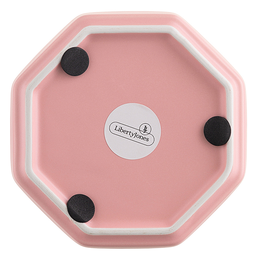 Горшок цветочный rhombus, 13,5 см, матовый розовый