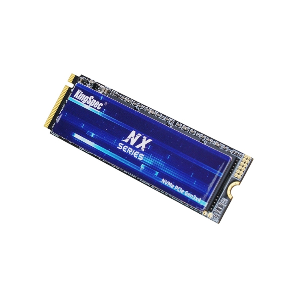 Твердотельный накопитель KingSpec SSD 256GB M.2 2280 PCIe 3.0 x4 NVMe R3400/W3100MB/s 3D TLC MTBF 1M, 150TBW