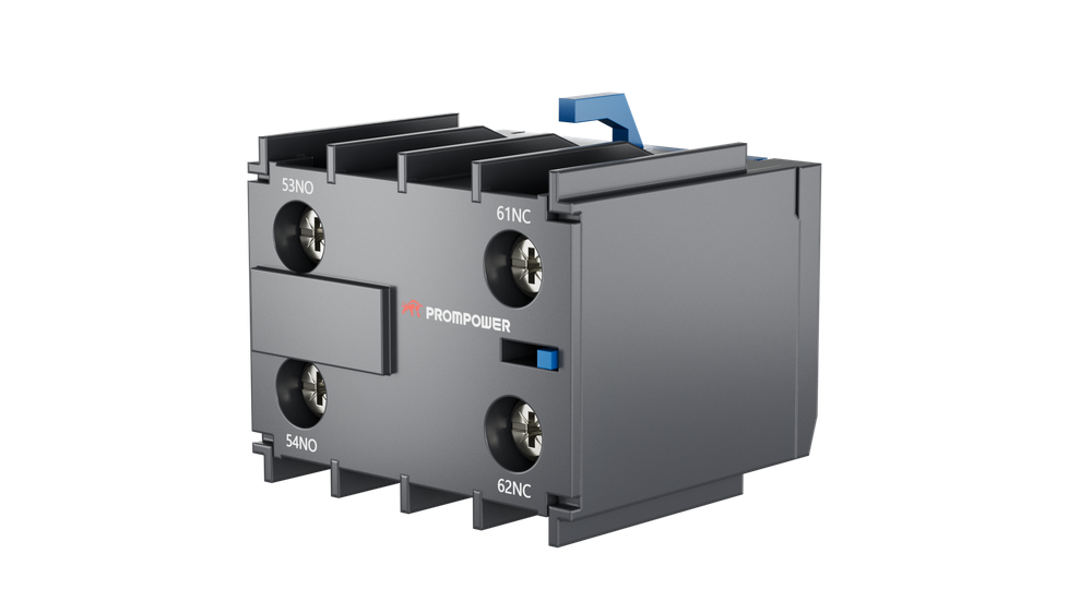 Блок всп. контактов Prompower PLA1KN11 серии Pulse, фронт. монтажа для серии PLC1-K, 1НО+1НЗ