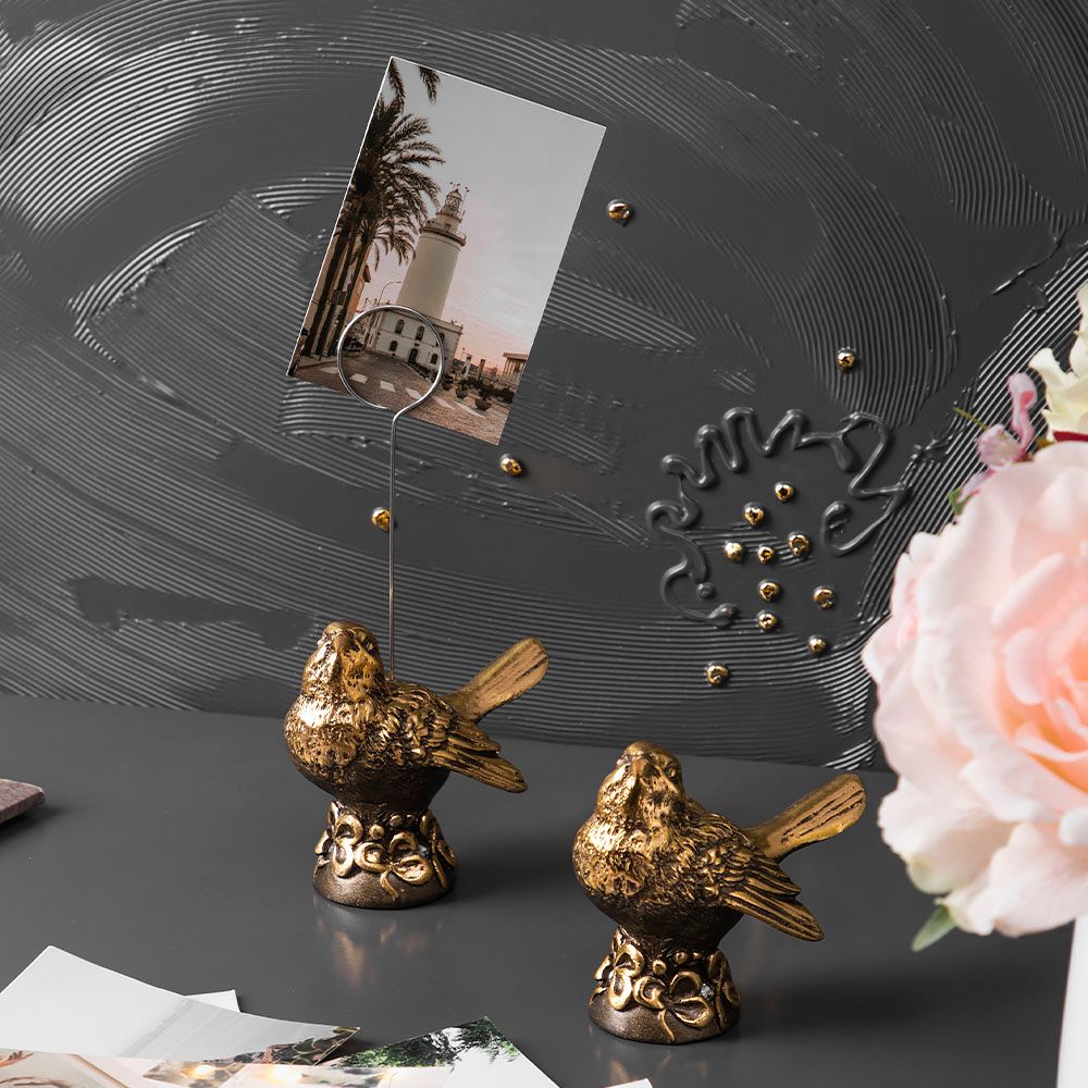 Статуэтка Птичка Терра с держателем Бронза