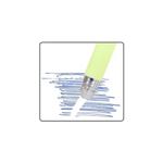 Ручка гелевая, пиши-стирай, автоматическая, Basir, синие чернила, серия "ПАНДА", с игрушкой на корпусе