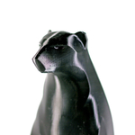 Статуэтка декоративная для интерьера Мишка, русский сувенир, 3D печать,16 см., чёрный