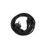 Кабель компьютер - розетка 220V ( угловая Евровилка) "VDE"; 3G*0,5mm2 VCOM; CE021-CU0.5-3; 3,0 м