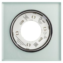 Встраиваемый светильник со светодиодной подсветкой ЭРА DK LD50 FR GX53 белый матовый