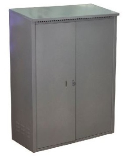 Шкаф для газового баллона 50л (на 2 шт.) серый