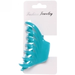 Заколка-краб для волос на блистере «Diana Collection - Mila», микс 6 цветов, 8см