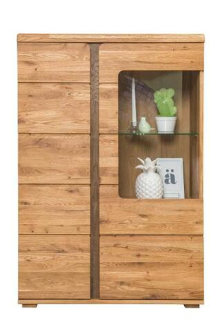 ЛОГАН Шкаф с витриной (вар.1)