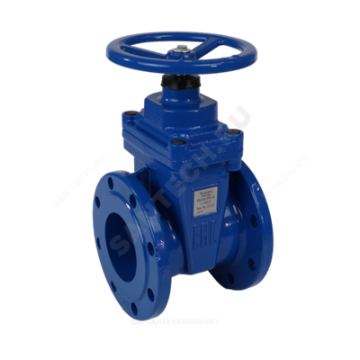 Задвижка чугун 30ч39р SL12 МЗВ обрезиненный клин EPDM Ду 80 Ру10/16 Тмакс=150C фл ЛМЗ