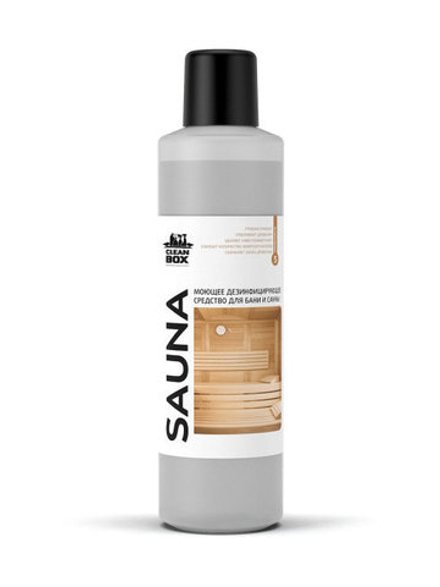 Моющее дезинфицирующее средство для бани и сауны CleanBox Sauna, 1 л - 5 л
