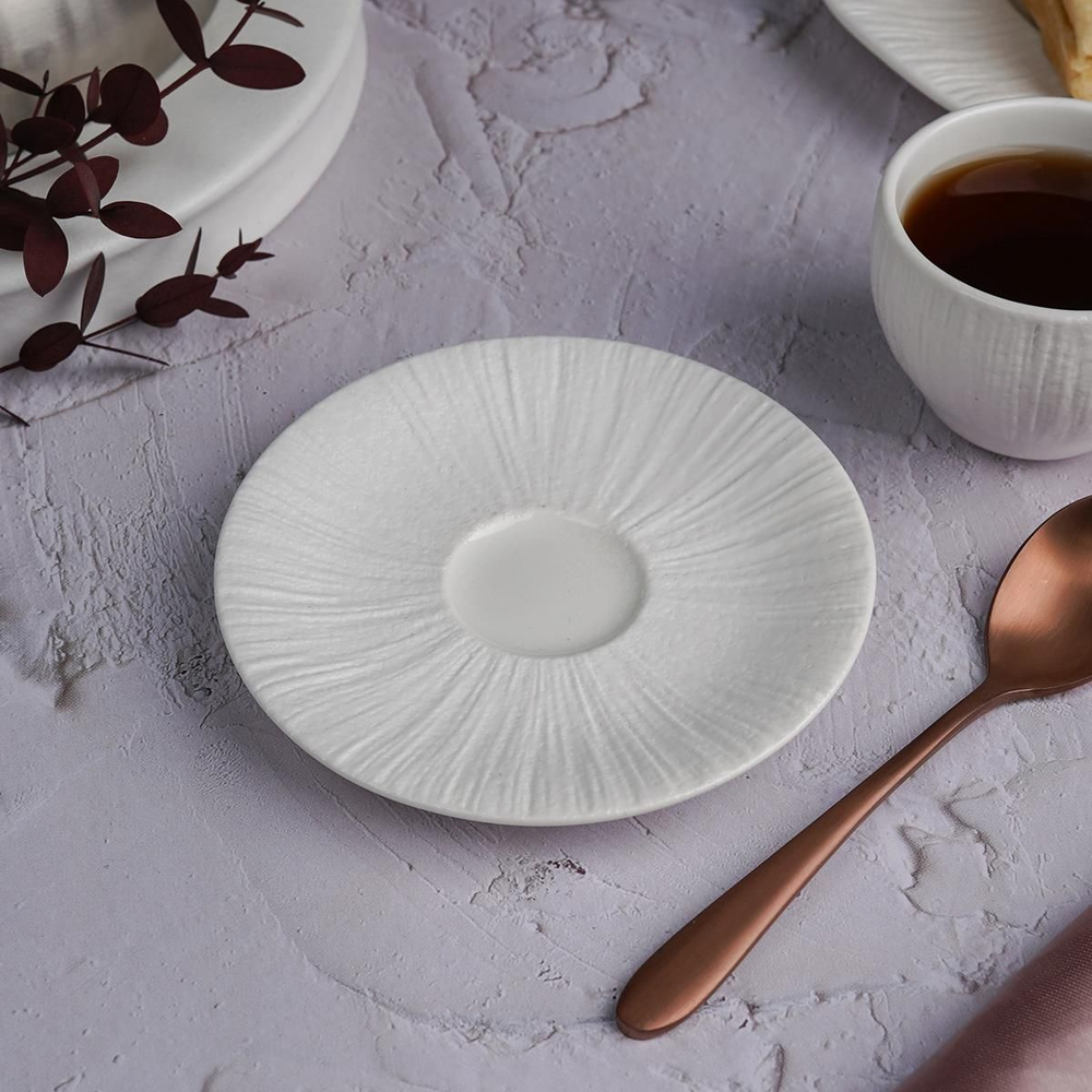 Блюдце d=16,5*2 см, к чашке (арт.81222588), серия "White Moon", P.L. - Proff Cuisine