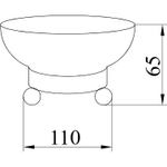 Мыльница Boheme Hermitage 10360 GOLD
