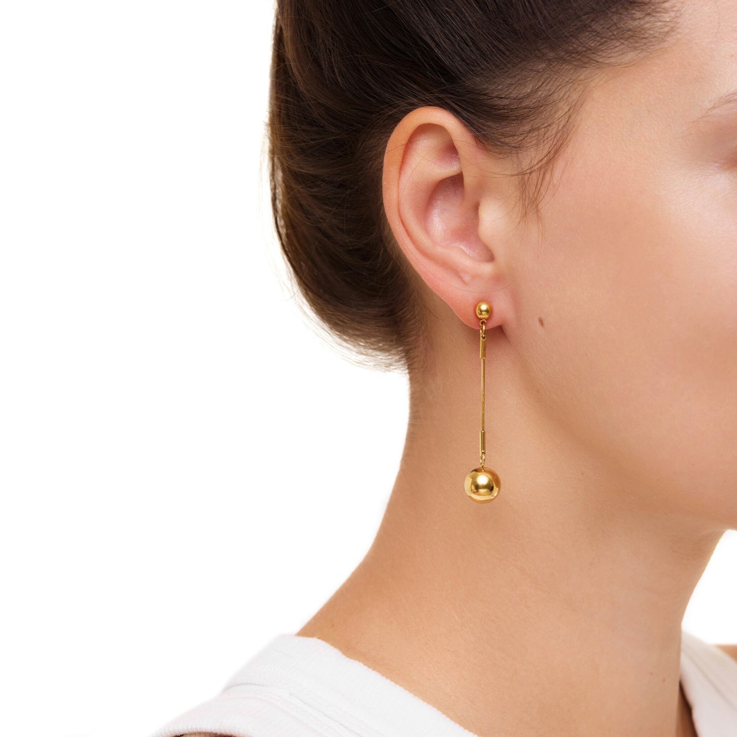 Серьги Pendant Ball Drop Earrings