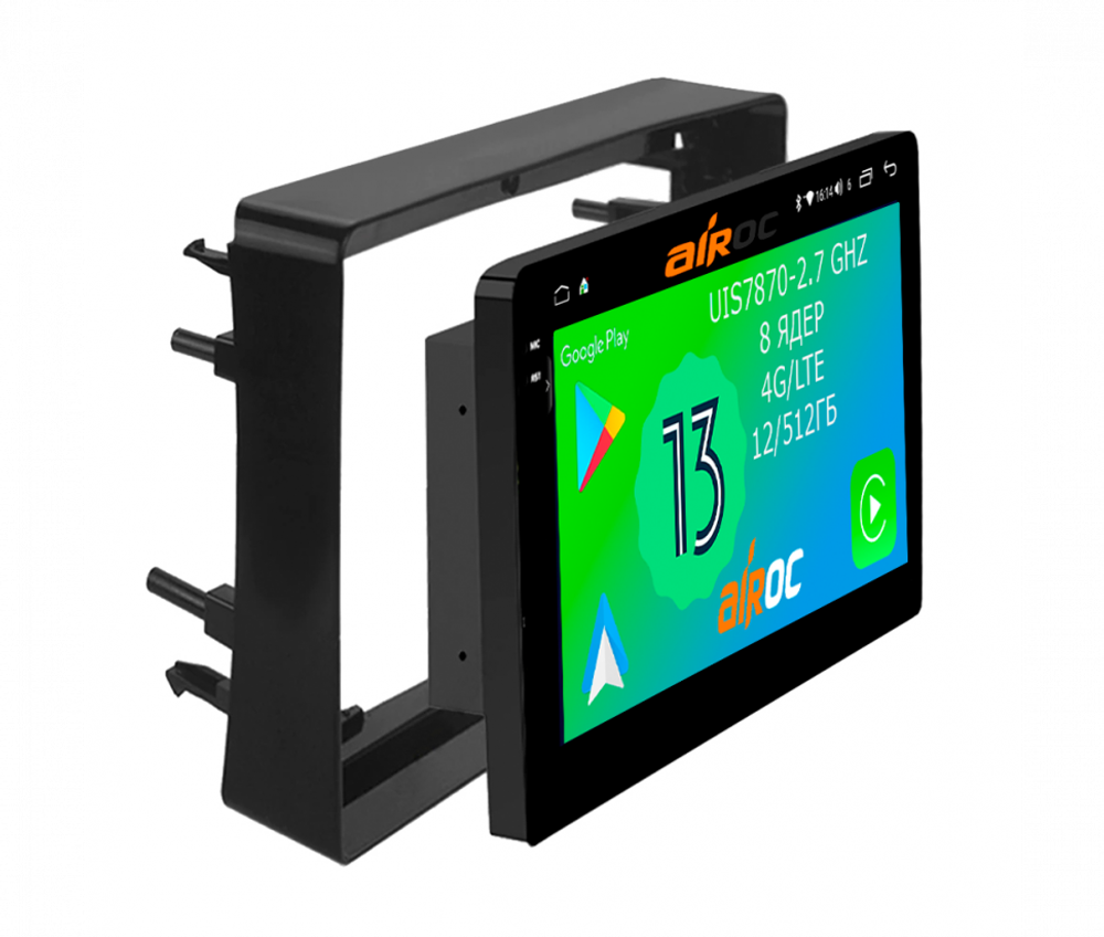 Магнитола для Mitsubishi L200 2015-2024 (все) - Airoc 2K AU-2618 на Android 13, TS20, 12/512Гб, SIM-слот